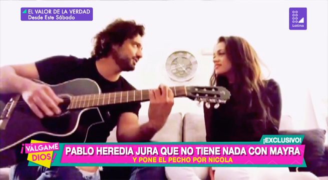 Pablo Heredia jura que no tiene nada con Mayra Goñi