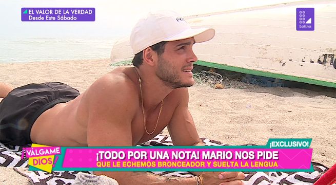 ¡Todo por una nota!: Mario Irivarren nos pide que le echemos bloqueador