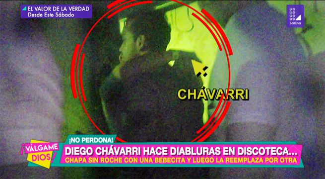 Diego Chávarri hace diabluras en la discoteca