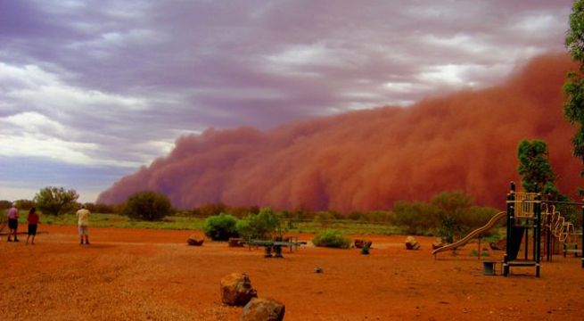 Espectacular tormenta de arena se traga una ciudad en Australia en pocos minutos (Video)