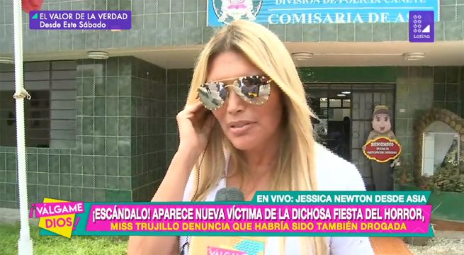 Jessica Newton defiende a la Miss Trujillo luego de la ‘fiesta del terror’