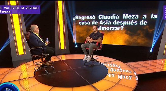 Nicola Porcella en EVDLV: ¿Regresó Claudia Meza a la casa de Asia después de almorzar?