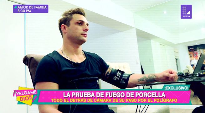 Así fue el paso de Nicola Porcella por el polígrafo de ‘El Valor de la Verdad’