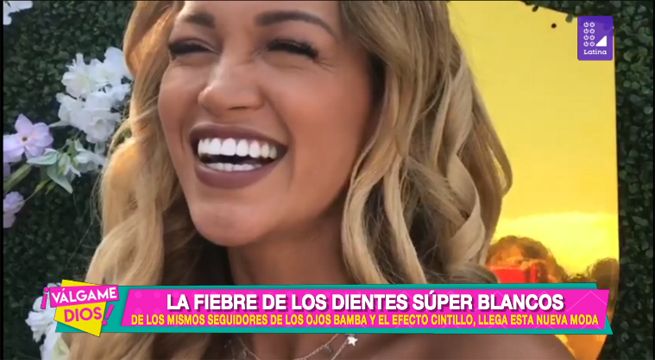 La fiebre de los dientes súper blancos
