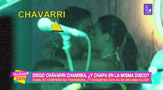 ¿Diego Chávarri chambea y chapa en la misma discoteca?
