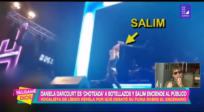 Daniela Darcourt es echada a botellazos y Salim Vera, ¿enciende al público?