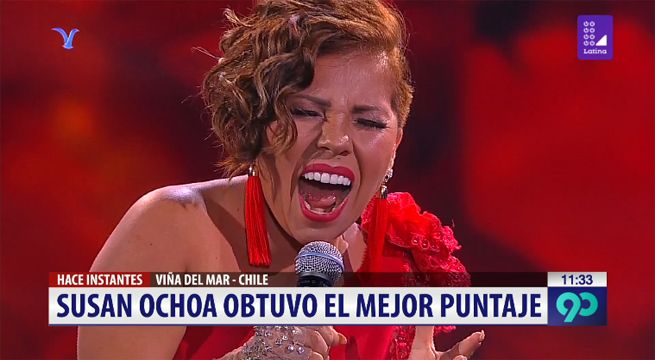 Susan Ochoa volvió a obtener el primer puesto en Viña del Mar