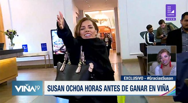 Susan Ochoa antes de ganar en Viña del Mar