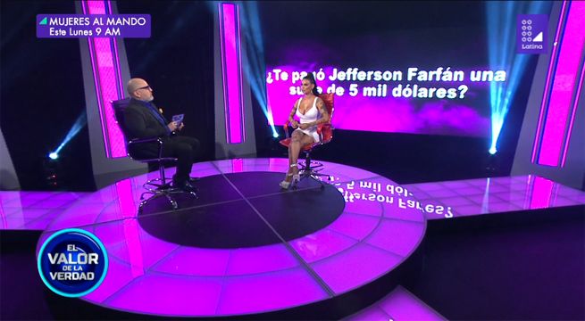 Angie Jibaja en EVDLV: ¿Te pagó Jefferson Farfán una suite de 5 mil dólares?