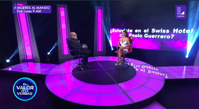 Angie Jibaja en EVDLV: ¿Estuviste en el Swissotel con Paolo Guerrero?