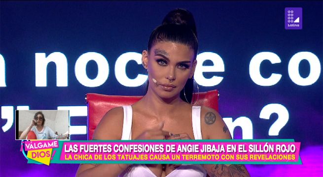 Las fuertes confesiones de Angie Jibaja en el sillón rojo
