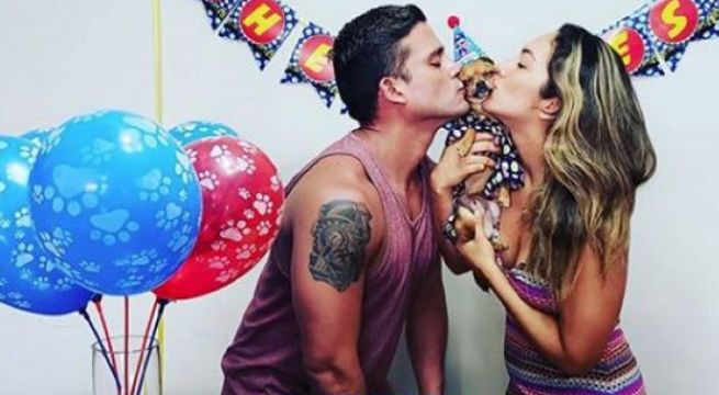 Christian Domínguez celebró cumpleaños a su perro y Karla Tarazona enfureció