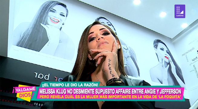 Melissa Klug no desmiente supuesto affaire entre Angie y Jefferson