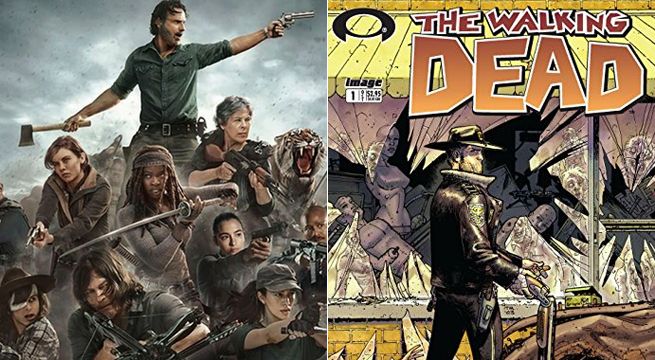 Diez diferencias en la trama y los personajes de The Walking Dead: comic vs serie de televisión