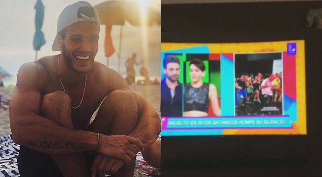 Mario Irivarren es captado viendo su ampay en Válgame Dios y así reaccionó