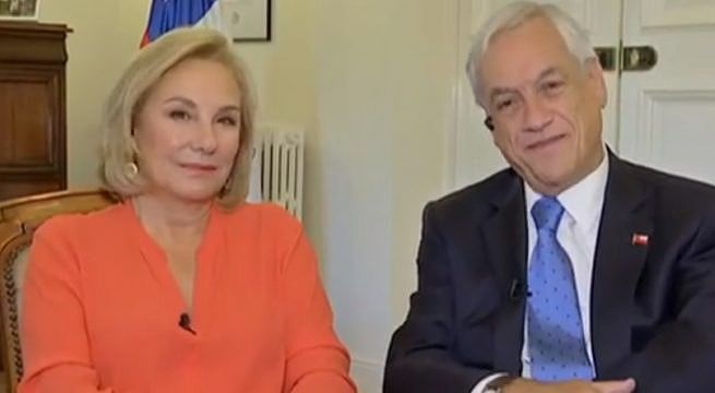 Sebastián Piñera es puesto en su lugar por su esposa tras desafortunada broma [Video]