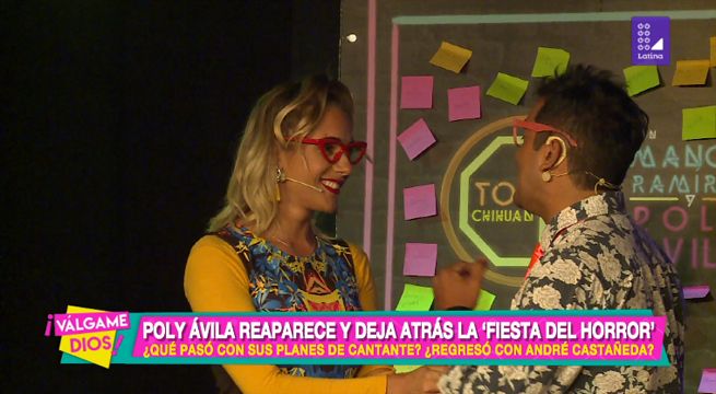 Poly Ávila reaparece y deja atrás la ‘fiesta del horror’