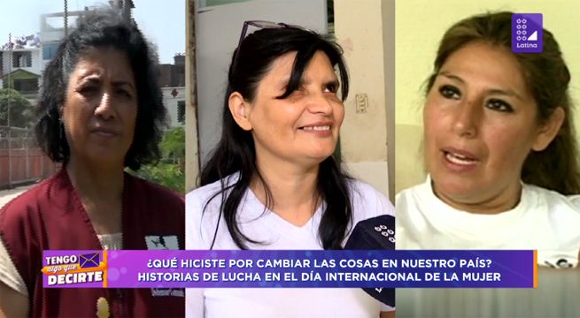 Historias de lucha en el día internacional de la mujer