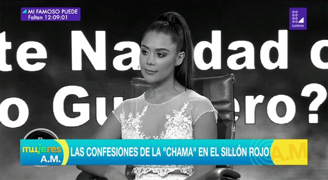 Las confesiones de ‘La Chama’ en el sillón rojo