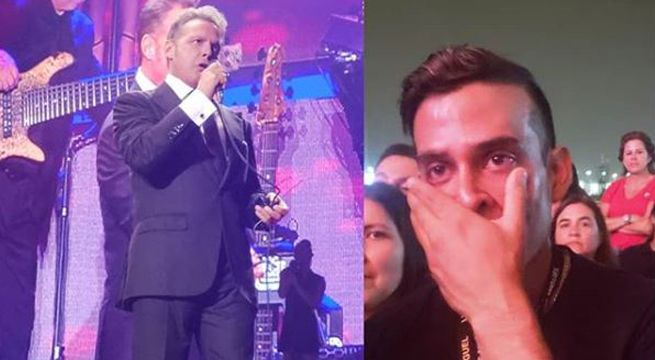 Christian Domínguez lloró emocionado al ver a Luis Miguel en vivo [Video]