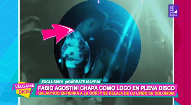Fabio Agostini chapa como loco en plena discoteca