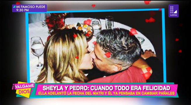 Sheyla Rojas y Pedro Moral: Cuando todo era felicidad