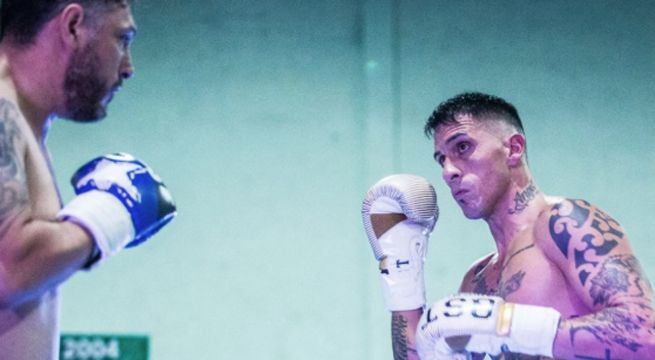Exportero argentino debutó como boxeador y ganó en el primer round