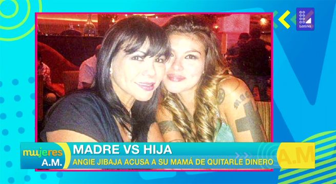 Angie Jibaja acusa a su mamá de robarle su dinero