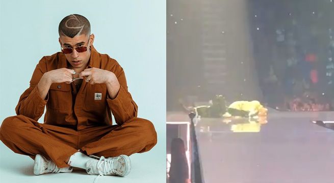 Bad Bunny es golpeado por un zapato mientras cantaba con J Balvin