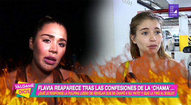 Flavia reaparece tras las confesiones de ‘La Chama’