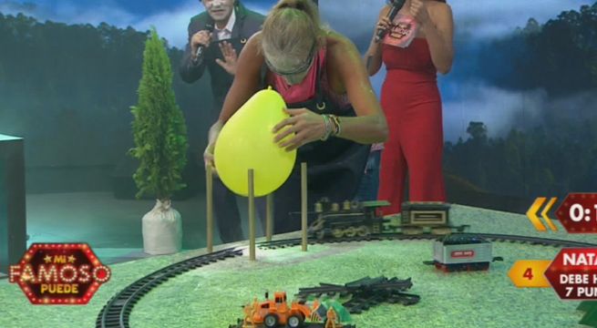 Los famosos tuvieron que completar una complicada prueba 