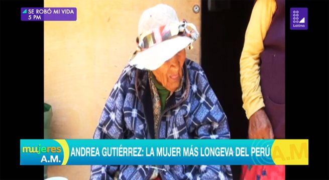 Andrea Gutiérrez: La mujer más longeva del Perú