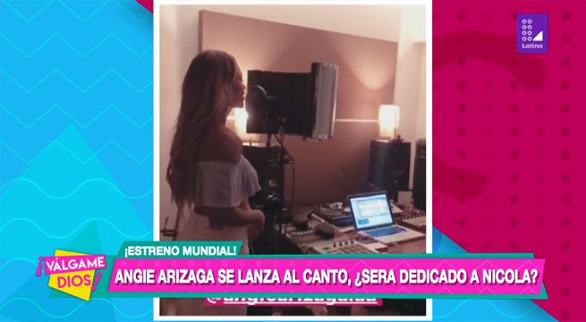 Angie Arizaga se lanza al canto, ¿será dedicado a Nicola Porcella?