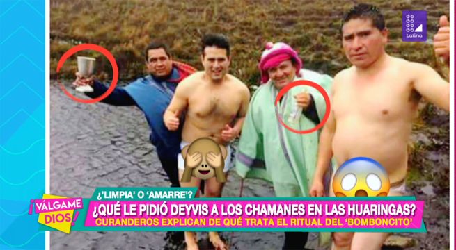 ¿Qué le pidió Deyvis a los chamanes en Las Huaringas?