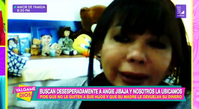 Madre de Angie Jibaja llora de impotencia por sus acusaciones