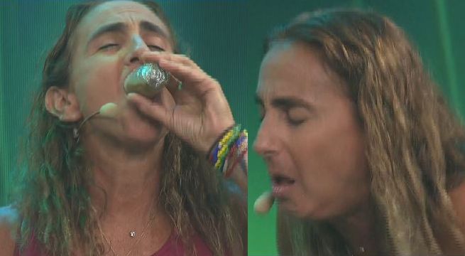 Mira la reacción de Natalia Málaga al probar unos 'exquisitos' jugos naturistas