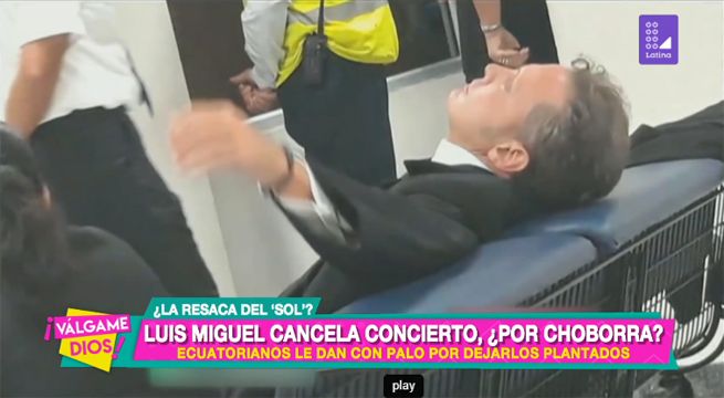 Luis Miguel cancela concierto, ¿por borracho?