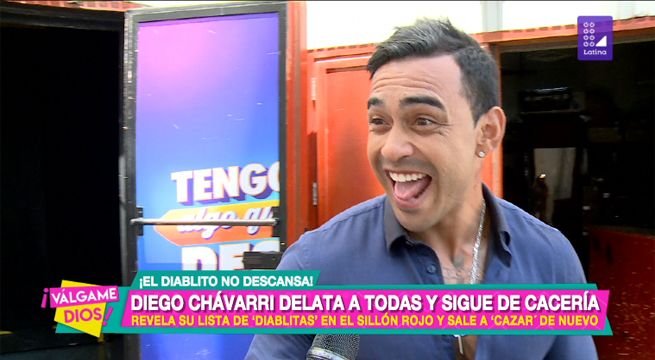 Diego Chávarri delata a todas y sigue de cacería