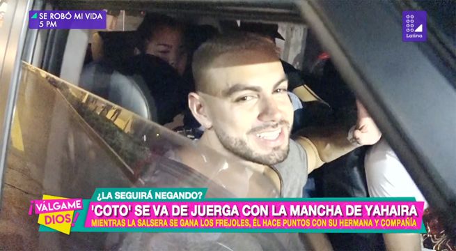 Coto Hernández  se va de juerga con la hermana de Yahaira
