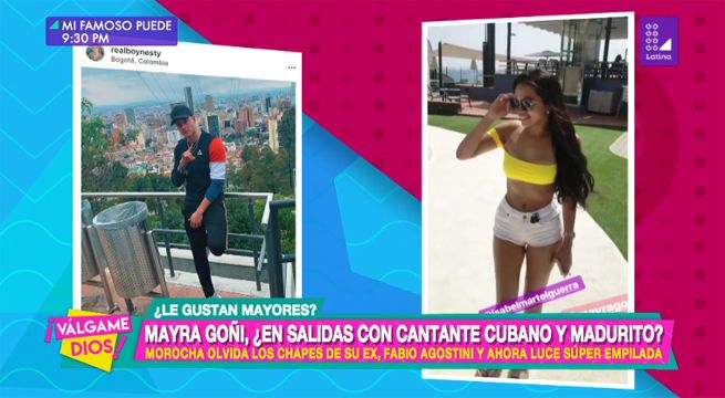 ¿Mayra Goñi está en saliditas con cantante cubano?