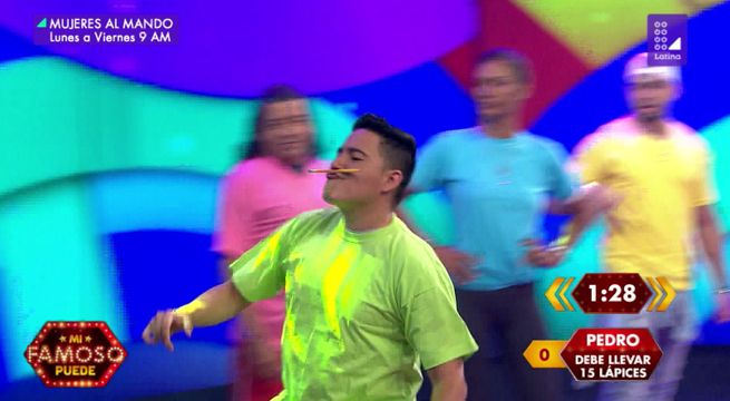 Mi Famoso Puede: Pedro Loli demostró su velocidad en complicada prueba