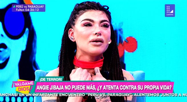 Angie Jibaja no puede más y atenta contra su propia vida
