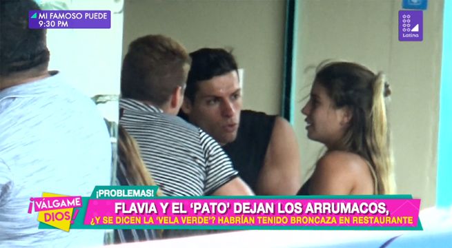 Flavia y Patricio tuvieron una fuerte discusión en restaurante