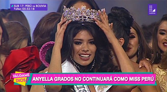 Revive la historia por la cual Anyella Grados perdió la corona del Miss Perú