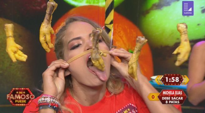 Mi Famoso Puede: Así terminó Michela Elías al no poder completar la prueba