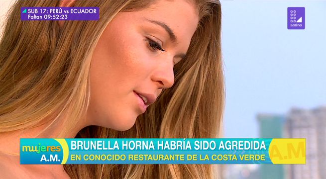 Brunella Horna denuncia haber sido agredida en un conocido restaurante