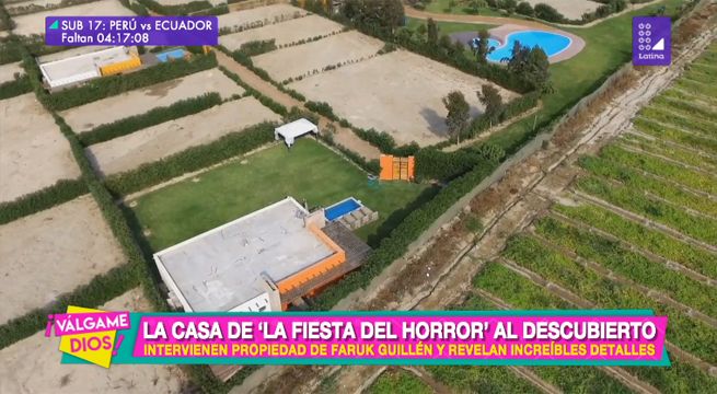 La casa de la ‘fiesta del horror’ al descubierto