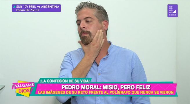 Pedro Moral: Misio pero feliz