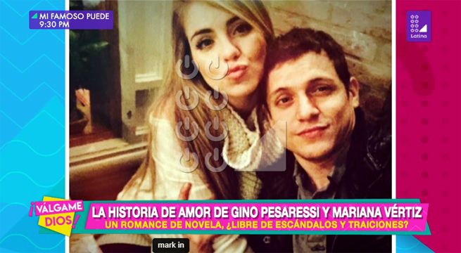 La historia de amor de Gino Pesaressi y Mariana Vértiz
