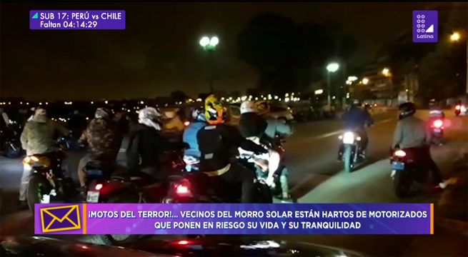 ¡Motos del terror!: Vecinos del Morro Solar están hartos de estos vehículos